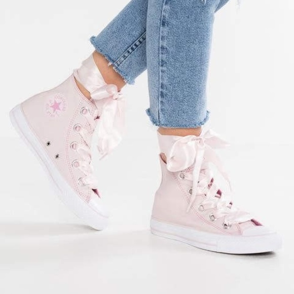 converse big eyelet pink